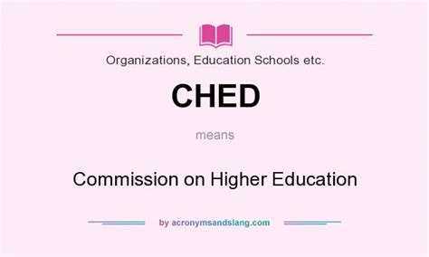 ched stand for|CHED.